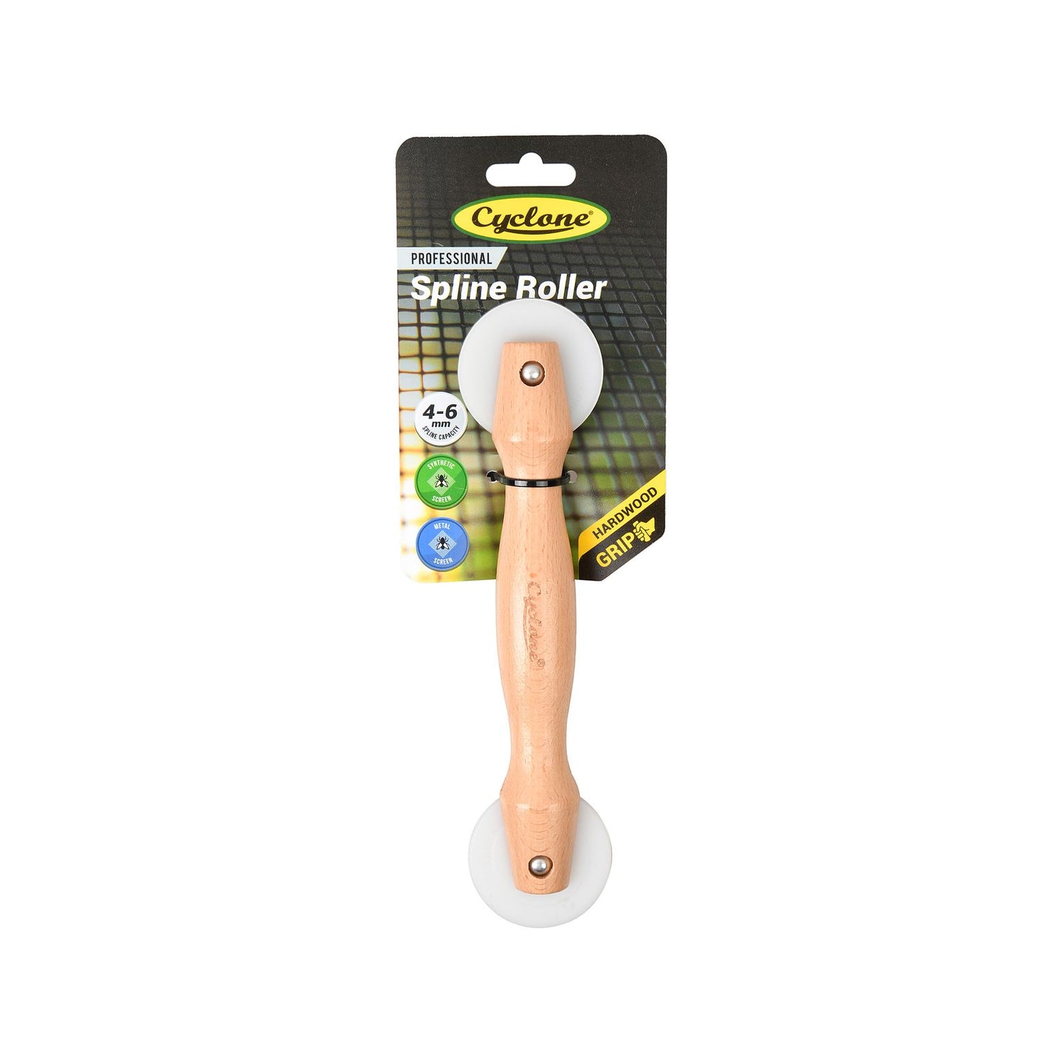 Timber Handle Spline Roller
