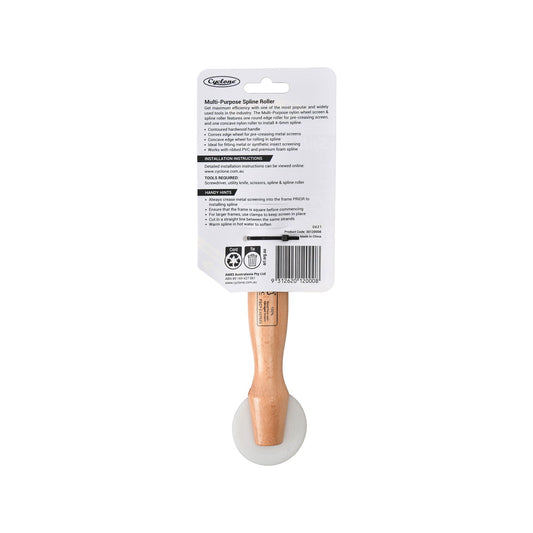 Timber Handle Spline Roller